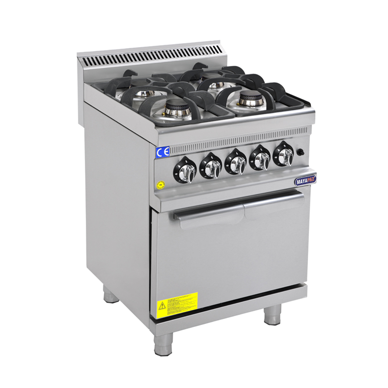 MAYAPAZ M-FKG 660 Kuzine, Gazlı, 4'lü, 600x630x850 mm, 600 Serisi
